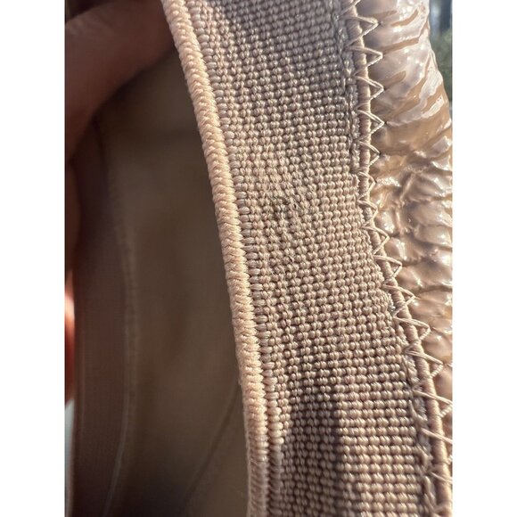 Tory Burch Jolie Ballet flats blush pink tan scrunch patent leather 10.5 - Picture 12 of 12